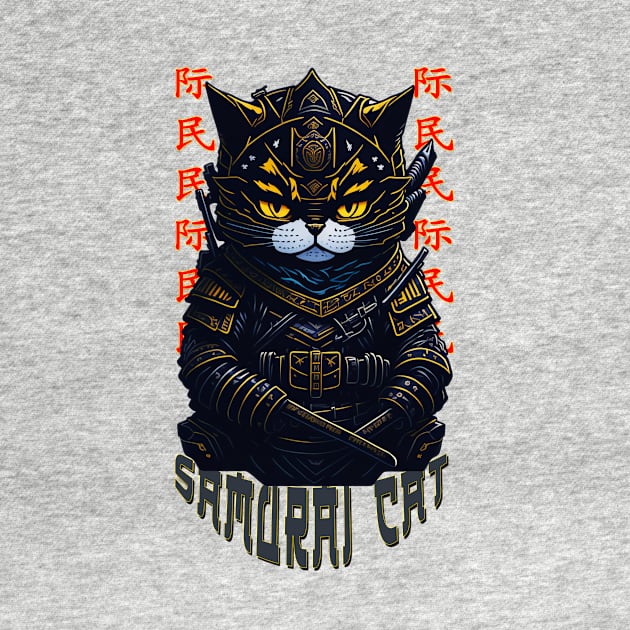 Samurai Cat by 